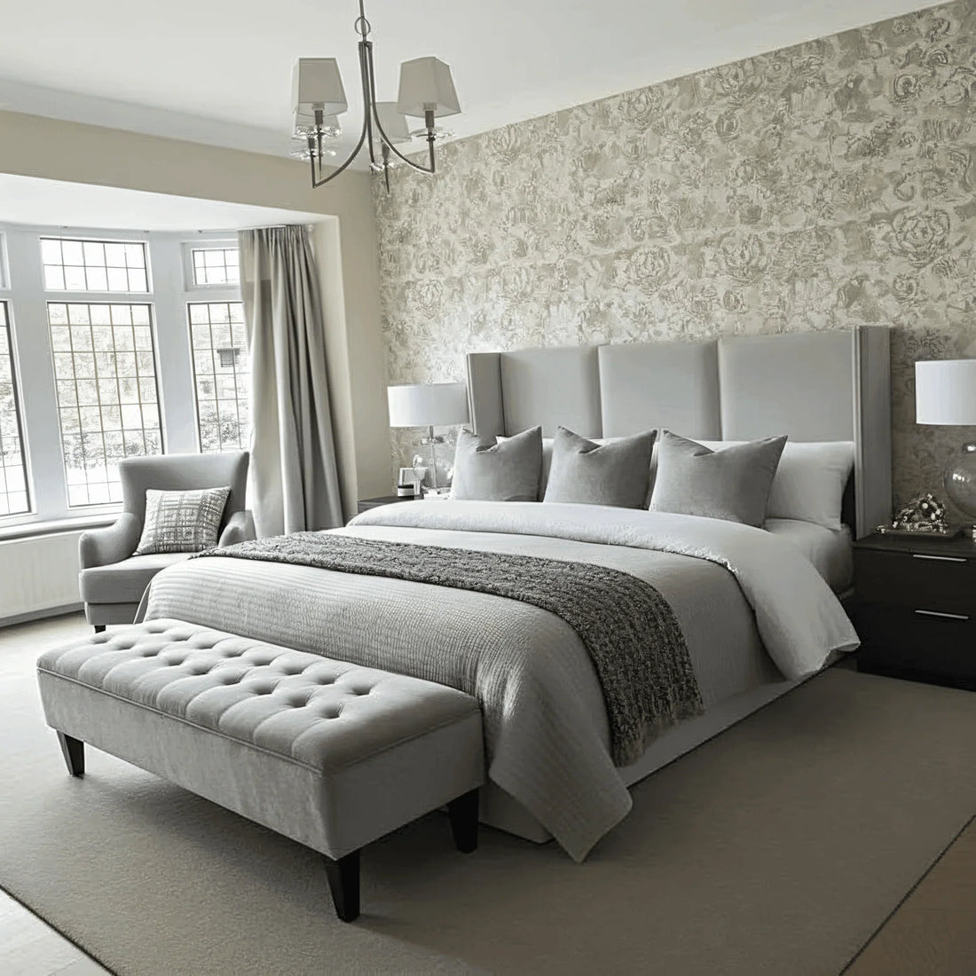 Monaco Divan Bed-Tailored Finish with Matching Headboard