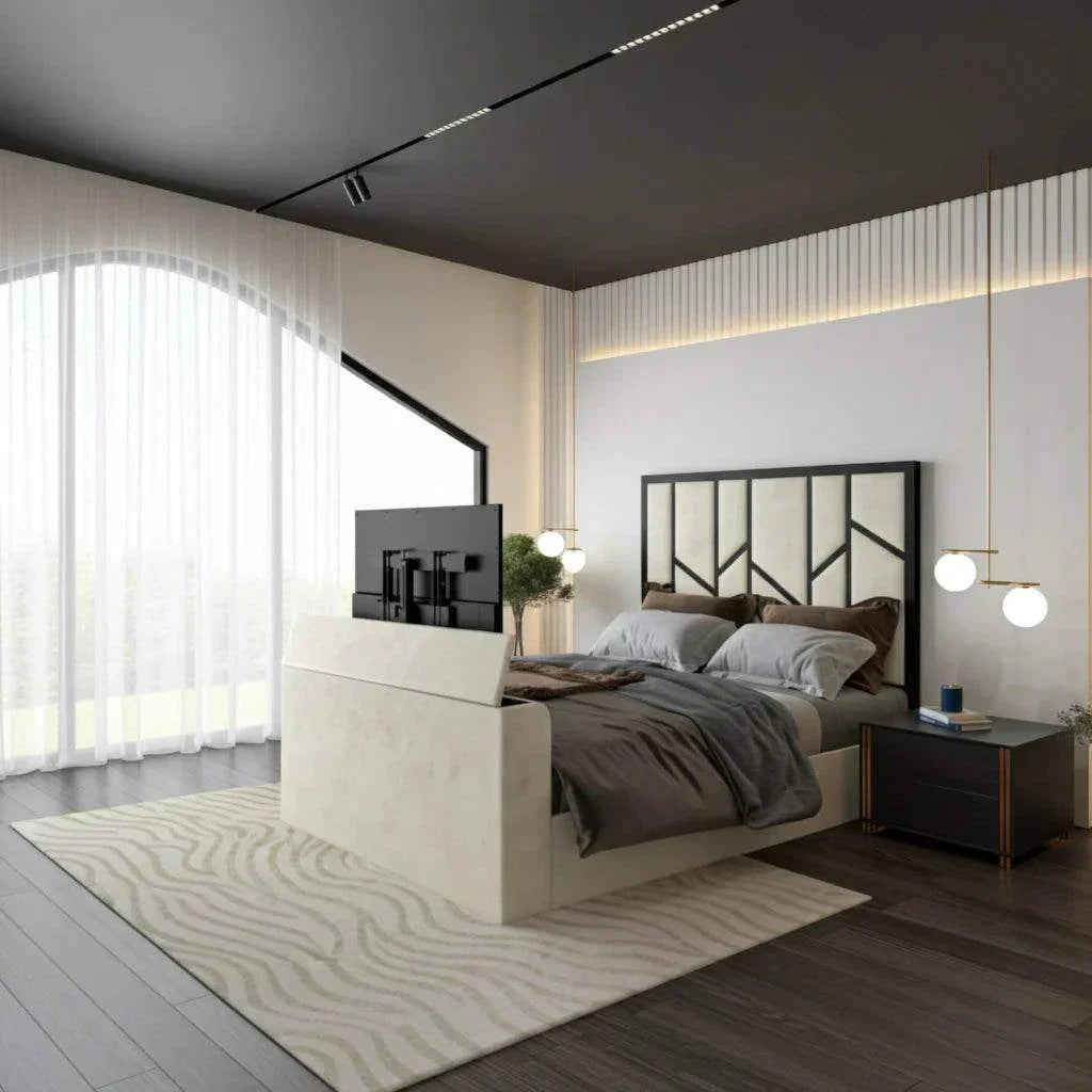 2025 Cube TV Bed with Remote Control Lift