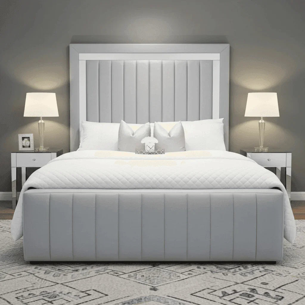 Sydney Classic Divan Bed – Tailored Finish with Matching Headboard