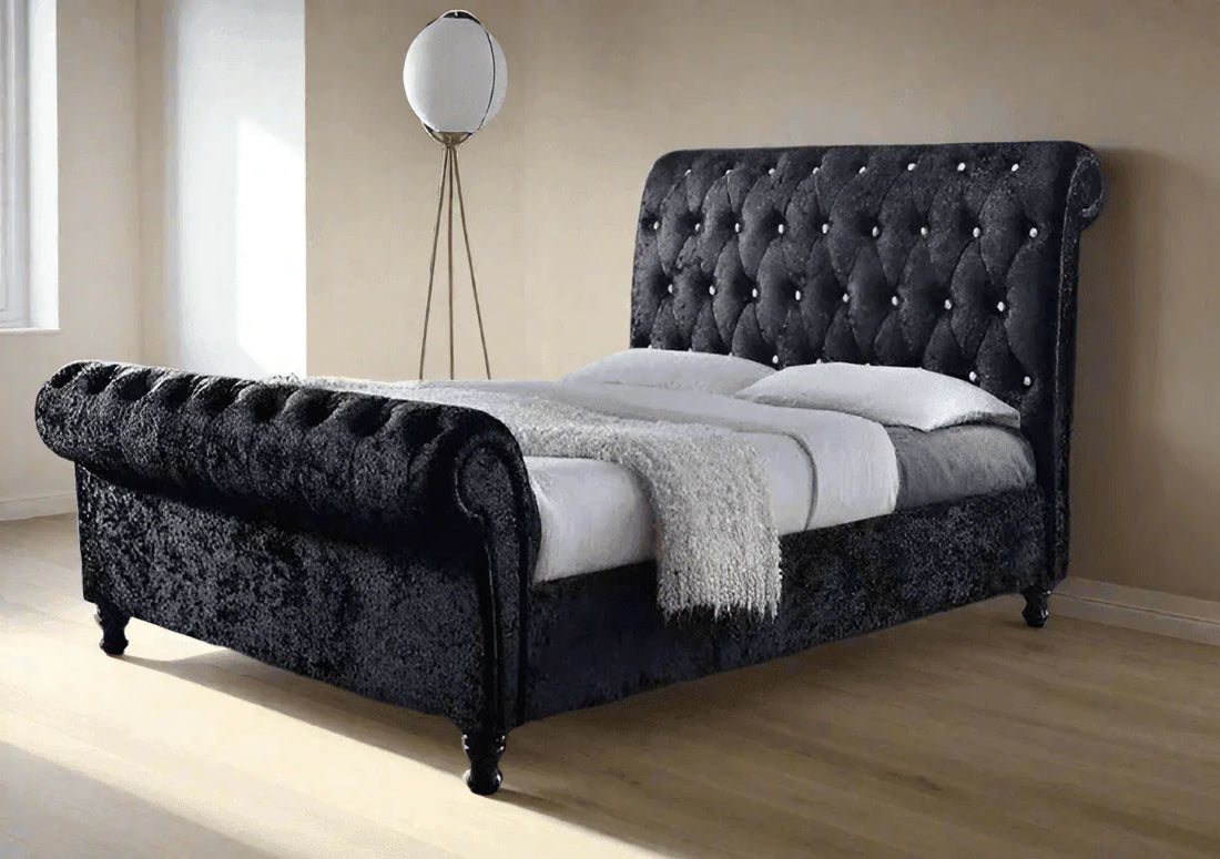 2025 Metropolitan Wingback Lines Bed Frame