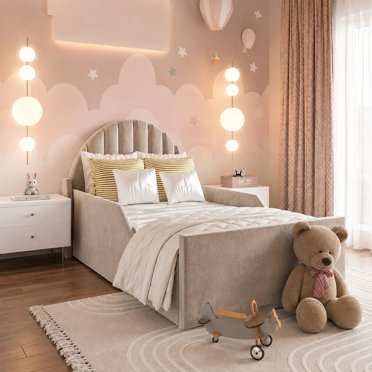 Honeybell Kids Fabric Bed Frame | UK Beds Direct
