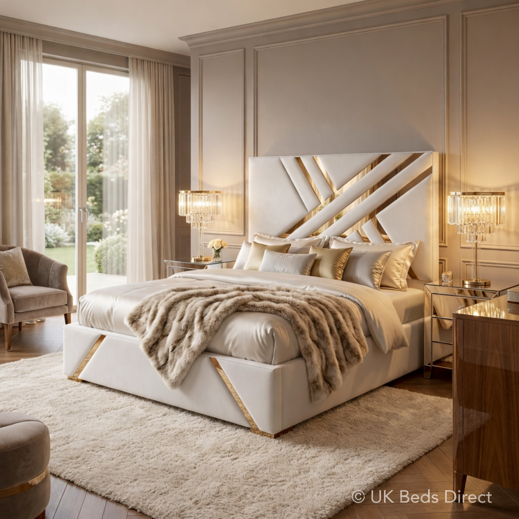 Jorge End Lift Ottoman Bed Frame – Safe, Stylish & Space-Saving