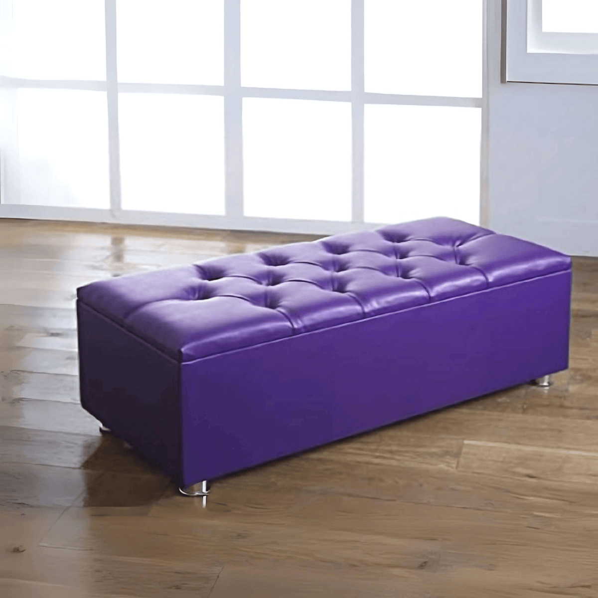 Violet Ottoman Toy Storage Blanket Box UK