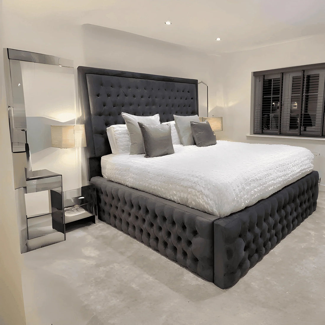 The Sienna Simple Upholstered Bed Frame– 2025 Luxury Beds Collection