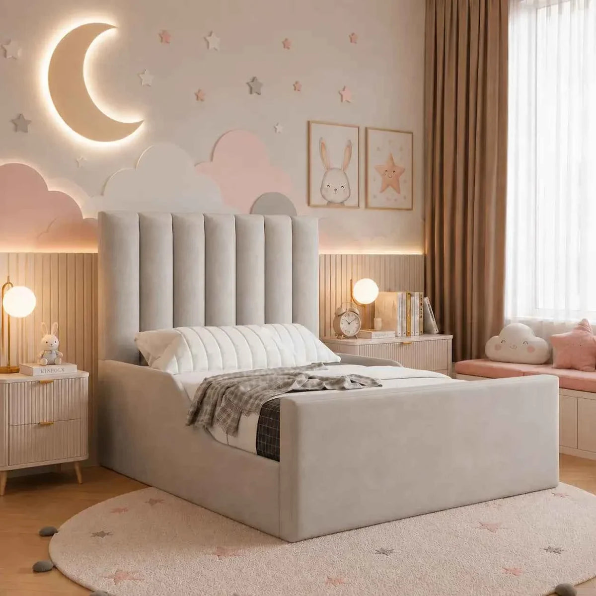 Starlight Kids Fabric Bed | UK Beds Direct