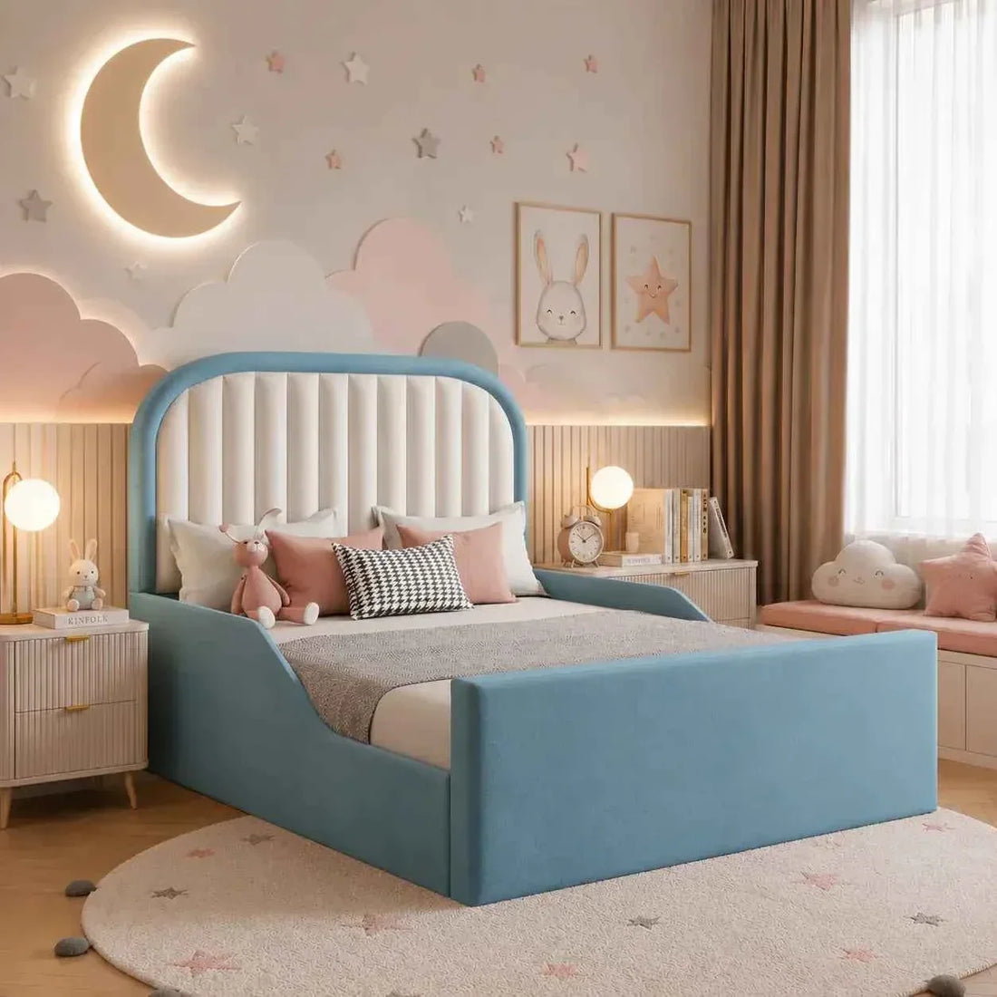 Avellina Luxury Fabric Bed Frame | UK Beds Direct