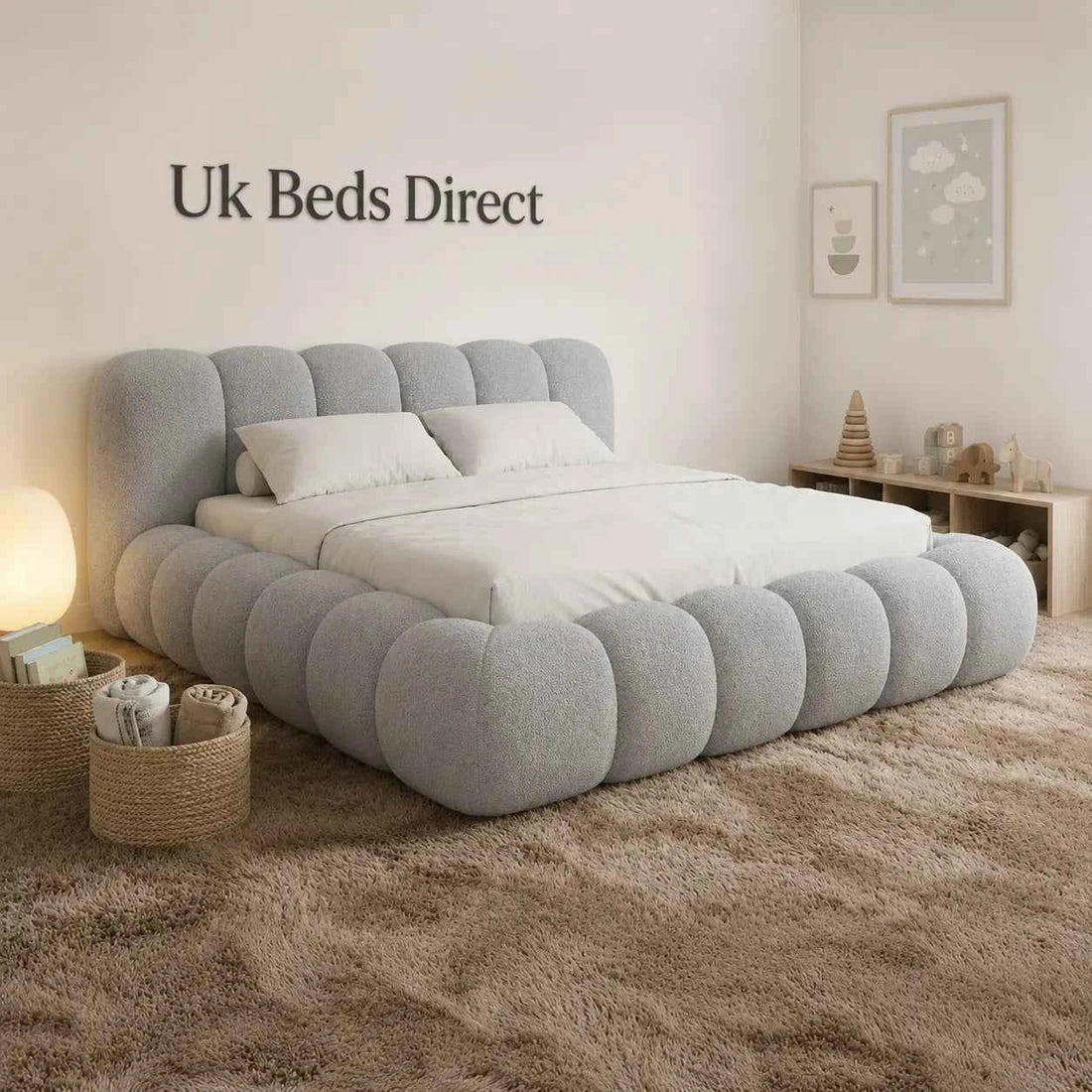 Cloudberry Kids Upholstered Bed | UK Beds Direct