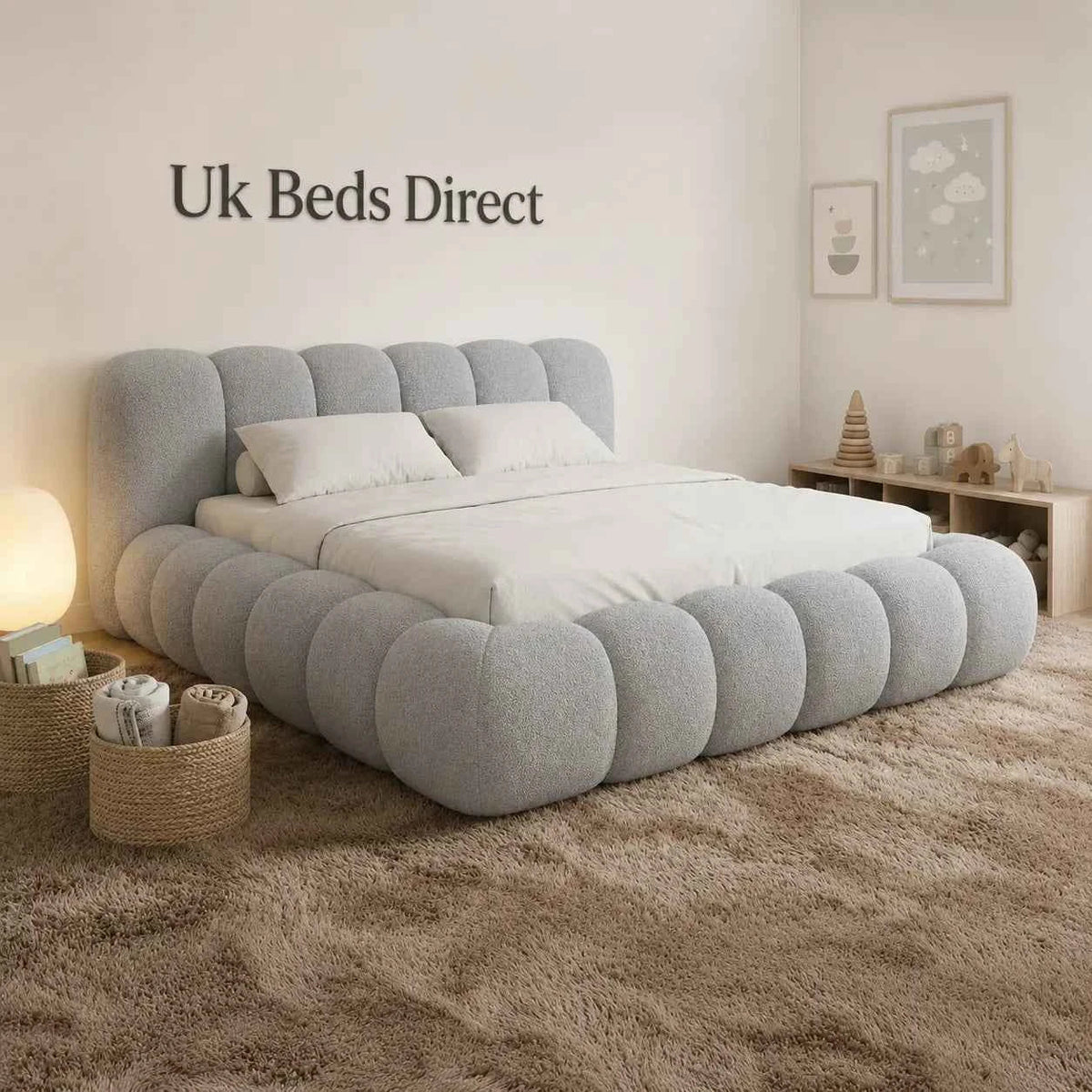 Cloudberry Kids Upholstered Bed | UK Beds Direct