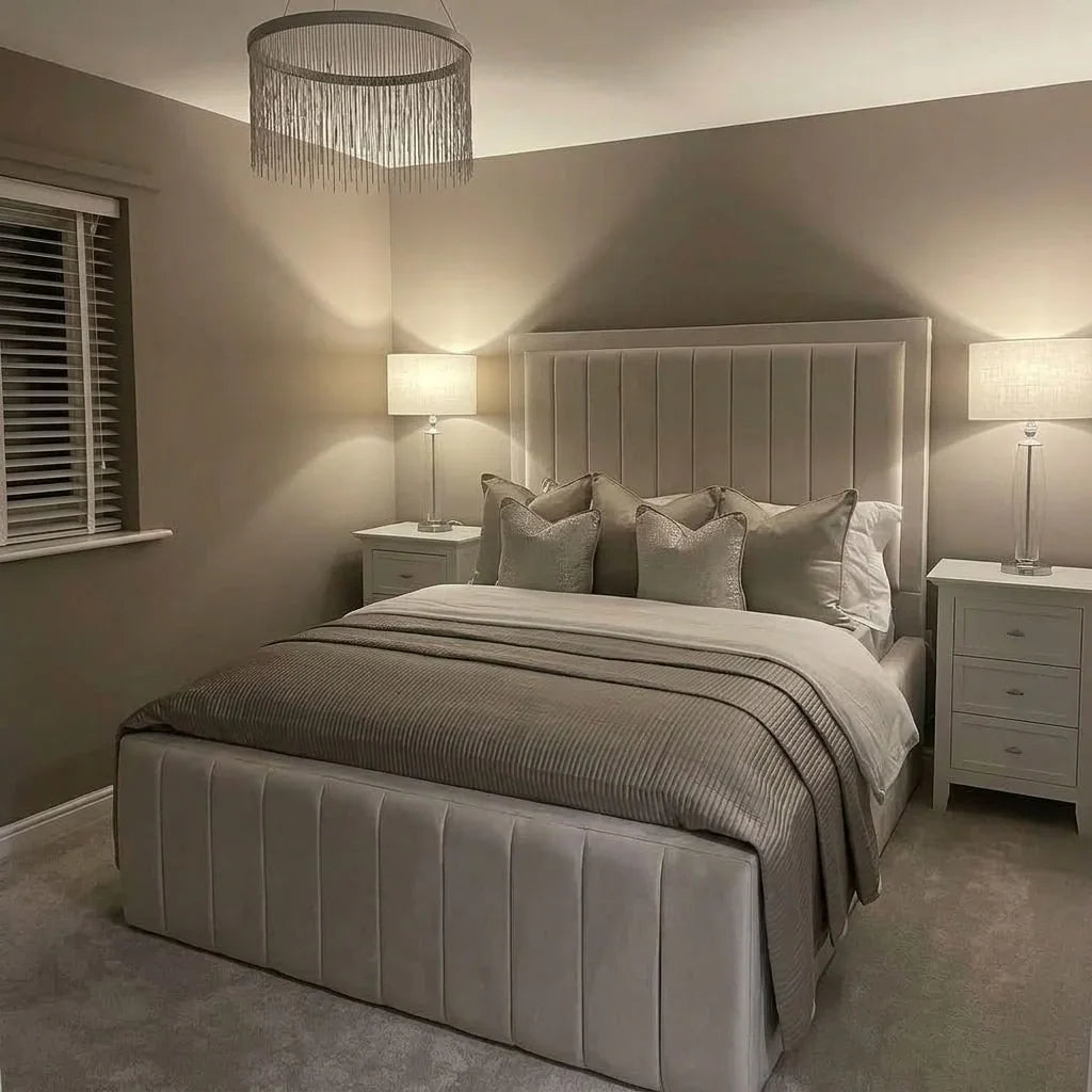 Valencia Premium Fabric Bed Frame | UK Beds Direct
