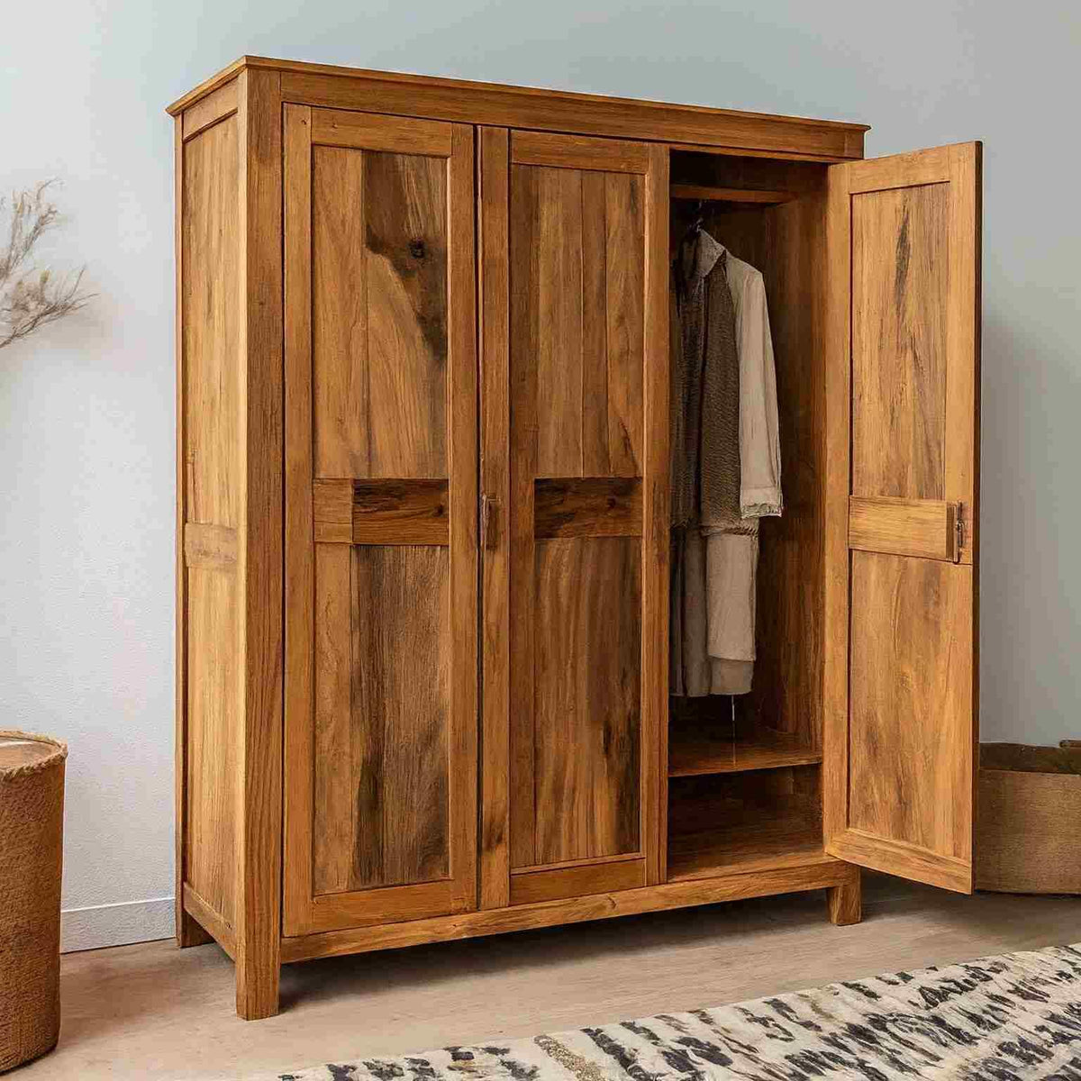 Discover the Timeless Elegance of A Solid Wooden Wardrobe - UK Beds Direct ltd