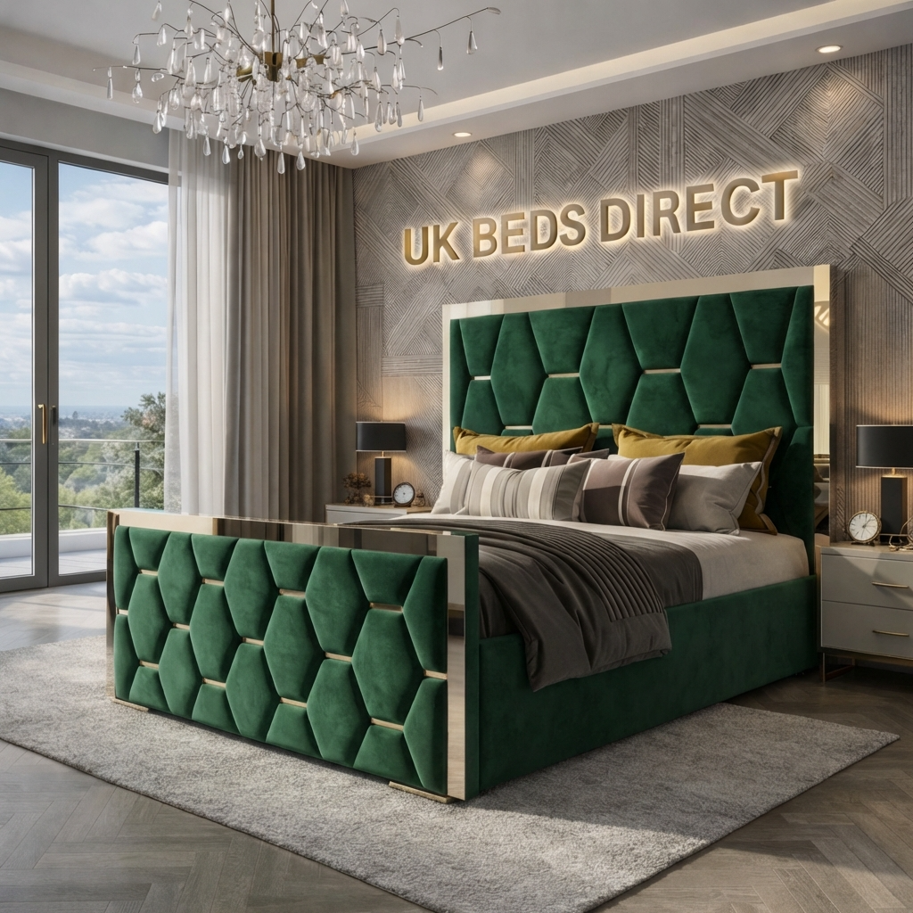 Italian Modern Chesterfield Bed Frame: UK Traditional Designs
