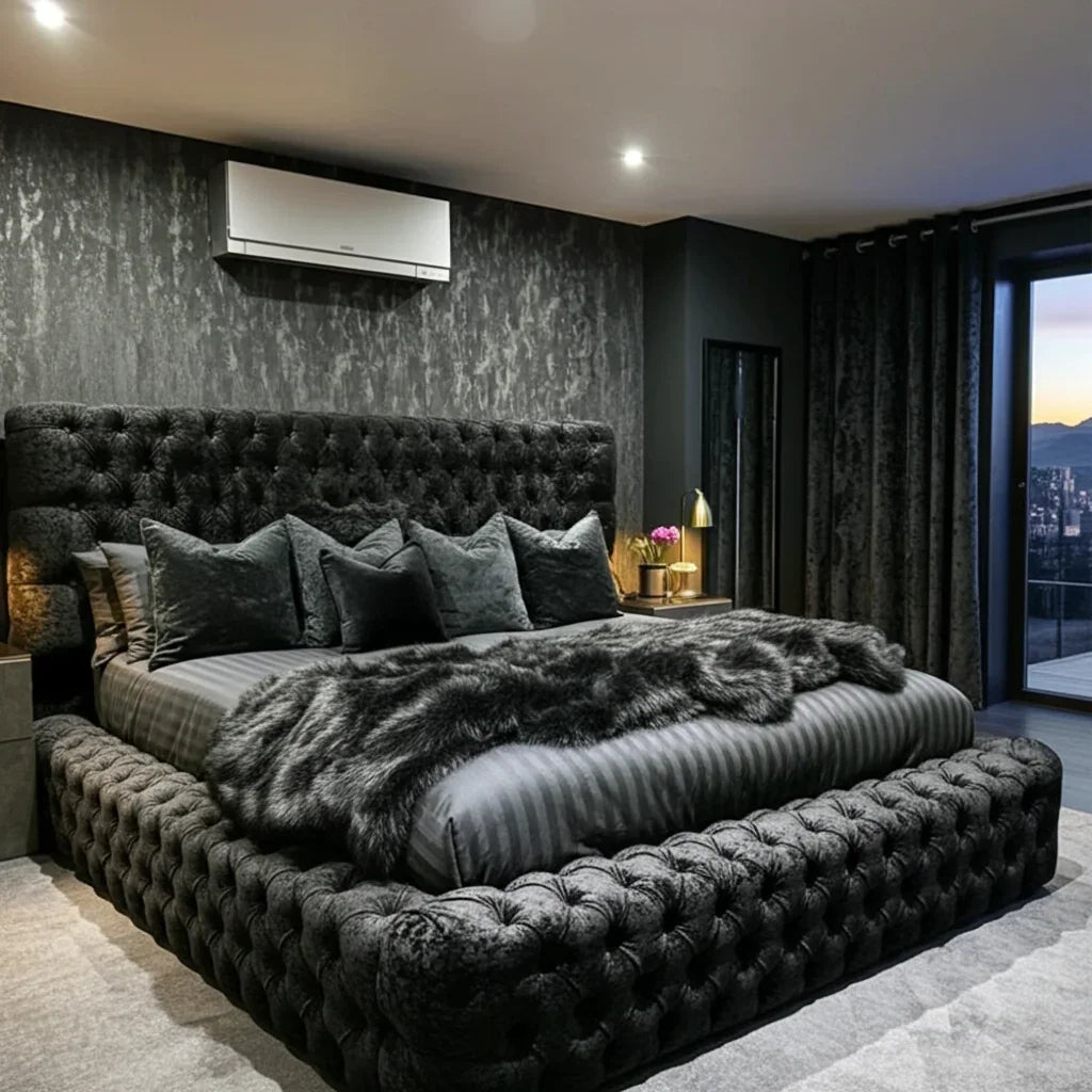 Alta Tall Headboard Bed