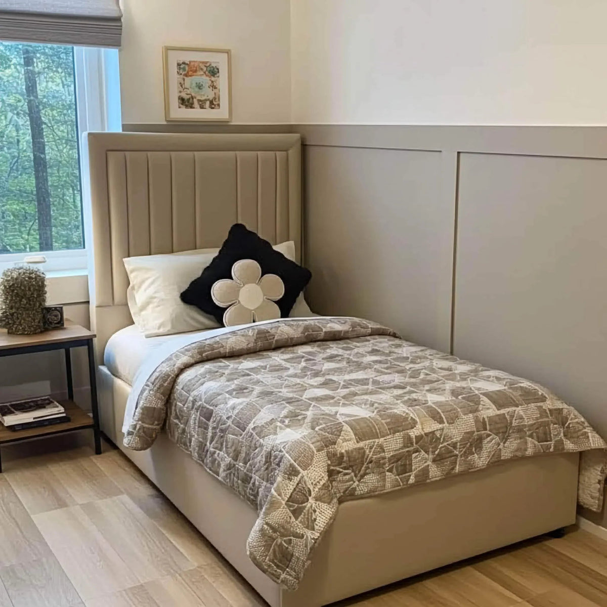 Jose End Lift Ottoman Bed Frame – Luxury Meets Practical Storage