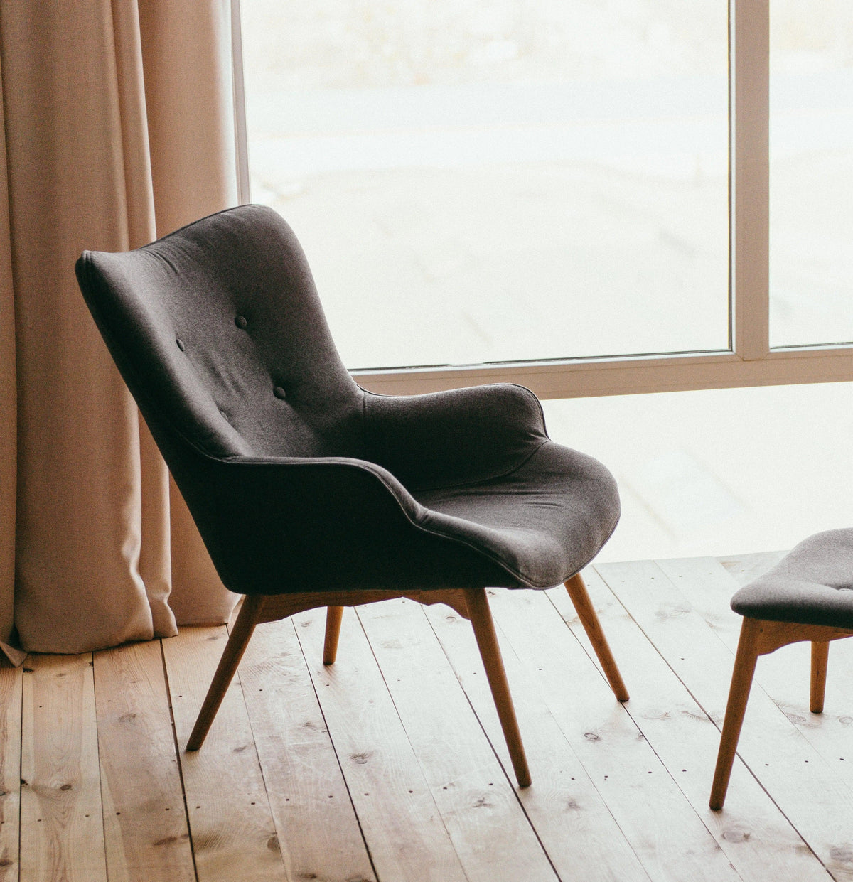 Grey Armchair - UK Beds Direct ltd