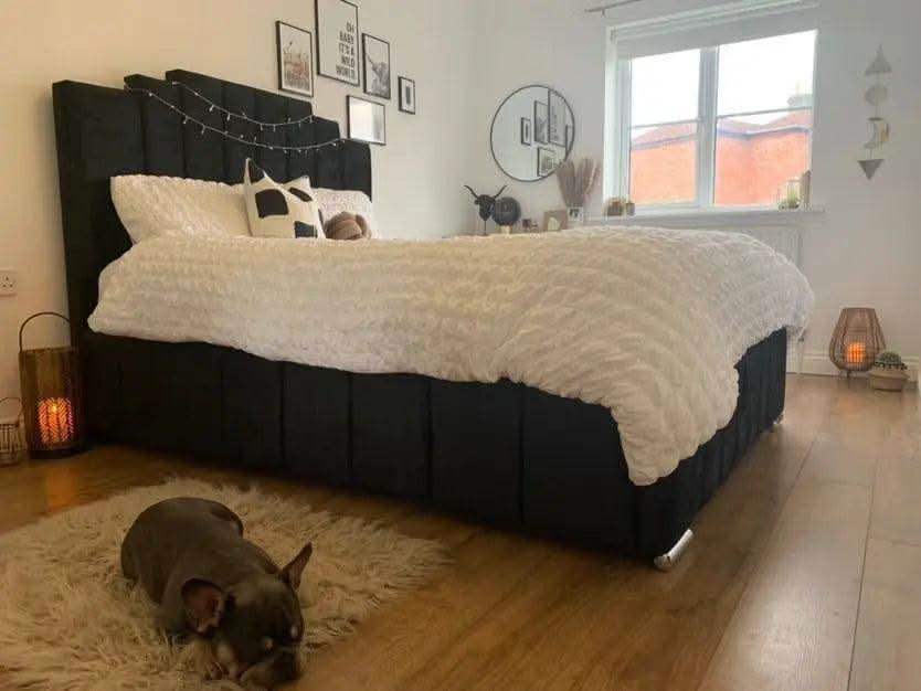 The Sleigh Bed Frame: UK Chesterfield Bed Frames