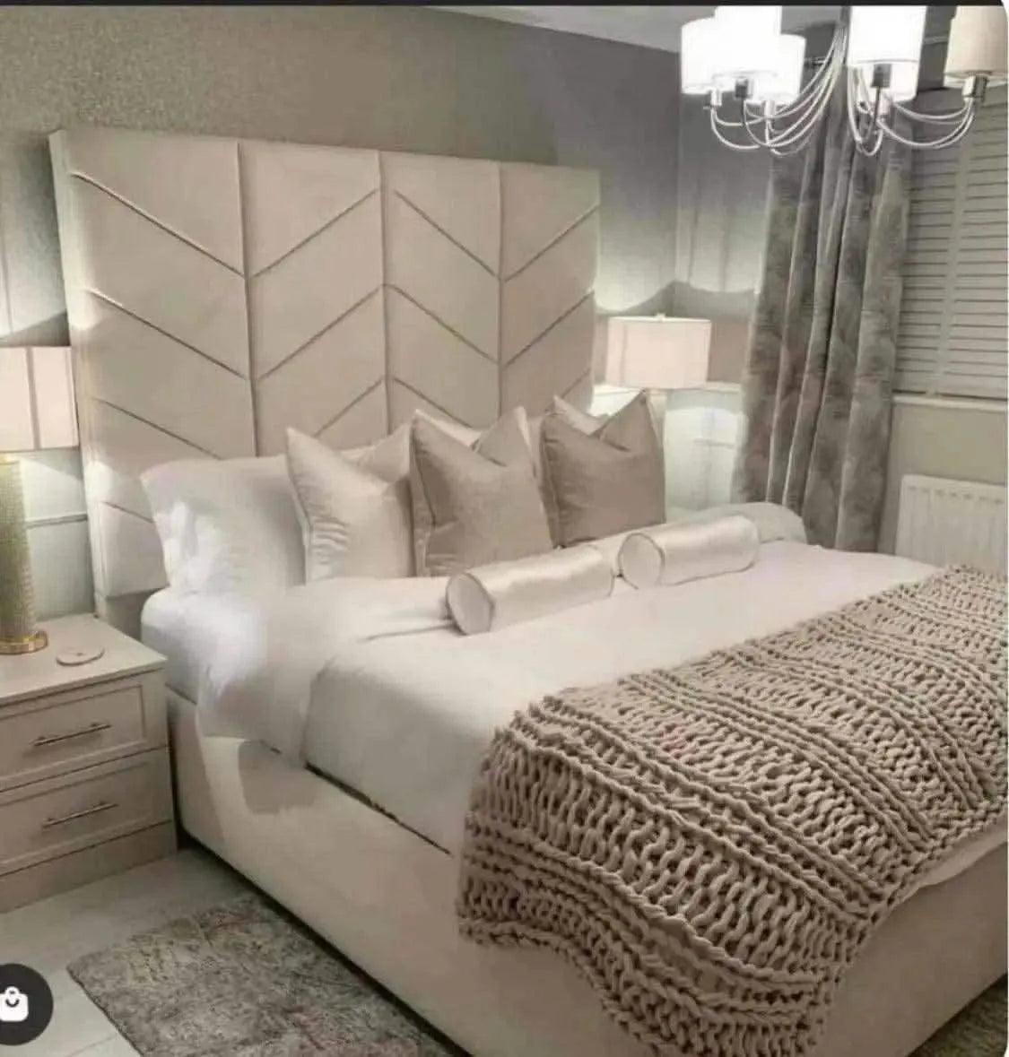 Upgrade with The Evelyn Bespoke Upholstered Bed Frame