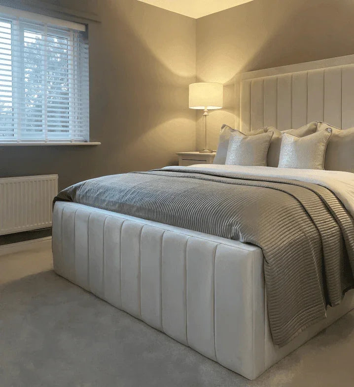 Sahara Aurora 2025 – Luxury Panel Bed Frame - UK Beds Direct ltd