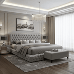 Upfront Ambassador Bed Frame – Luxury Upholstered Bed with Storage Options - UK Beds Direct ltd