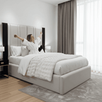 Verona Elegance Bed Frame – Luxury Upholstered Bed for Modern Bedrooms - UK Beds Direct ltd