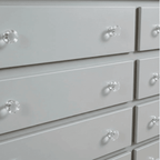 Solid Pine Wooden Wardrobe with 3+3 Drawers – White Wooden Bedroom Storage | UK Beds Direct - UK Beds Direct ltd