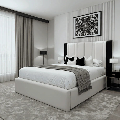 Verona Elegance Bed Frame – Luxury Upholstered Bed for Modern Bedrooms - UK Beds Direct ltd
