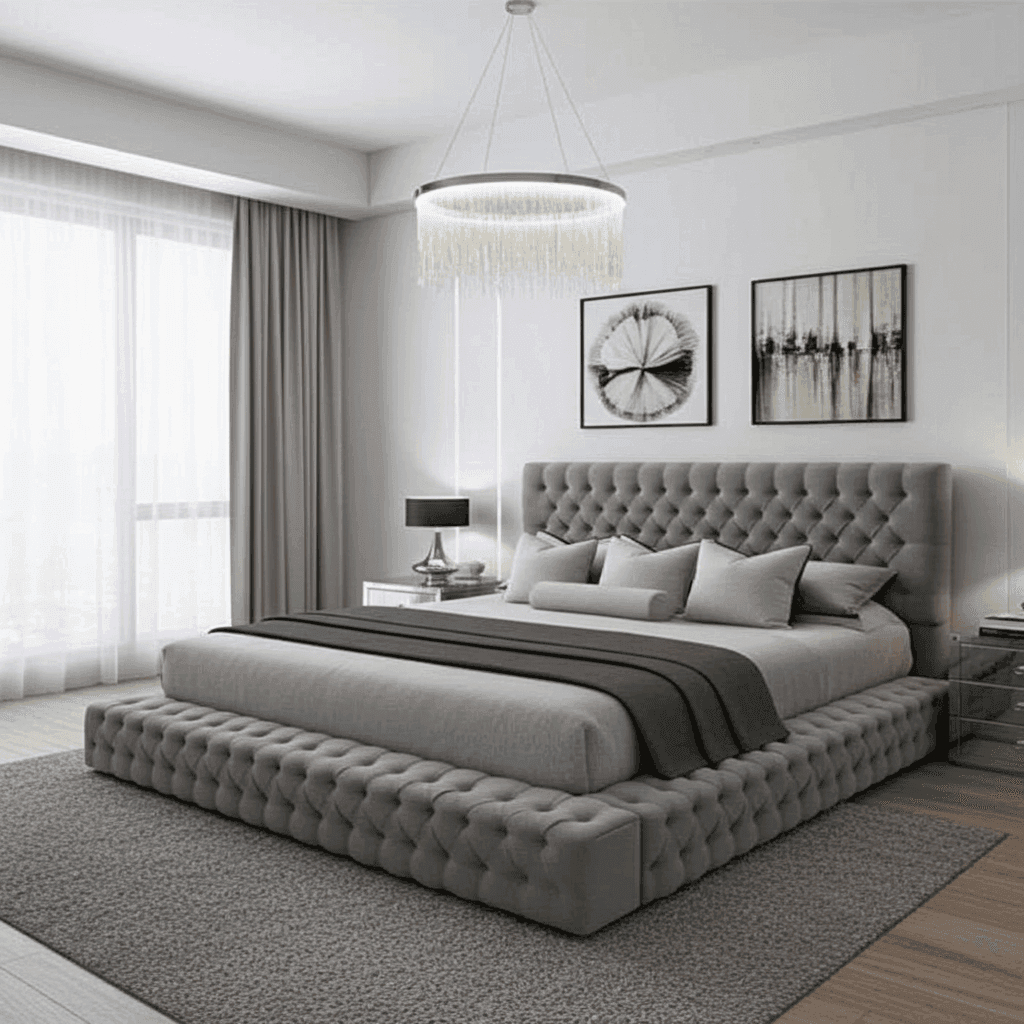 Upfront Ambassador Bed Frame – Luxury Upholstered Bed with Storage Options - UK Beds Direct ltd