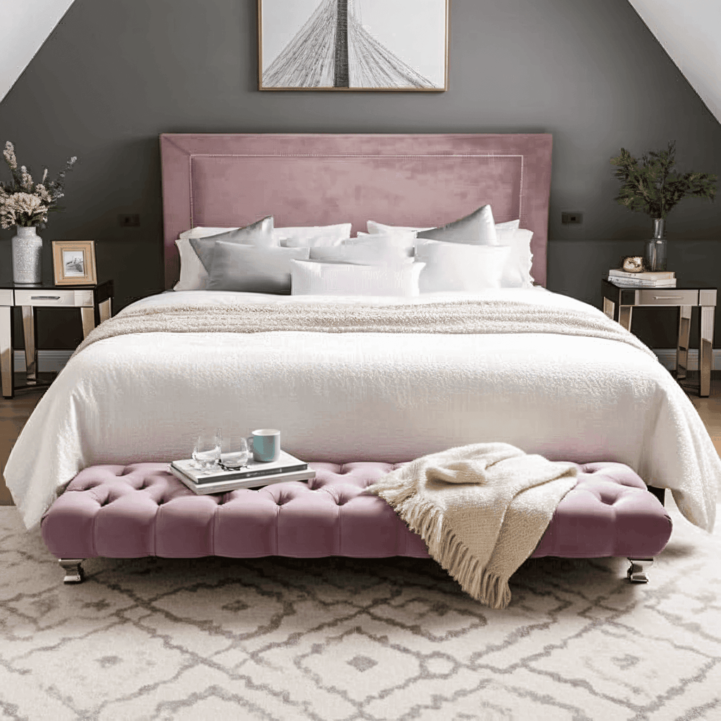 Zanetti Milano Bed Frame – Luxury Chesterfield Style - UK Beds Direct ltd