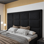 Nero Tufted Upholstered TV Bed in Black with Integrated TV Lift – UK Beds Direct