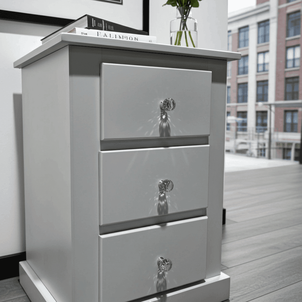 Aylesbury Mid Oak 3 Drawer Bedside Cabinet – Solid FSC-Certified Wood, Assembled - UK Beds Direct ltd