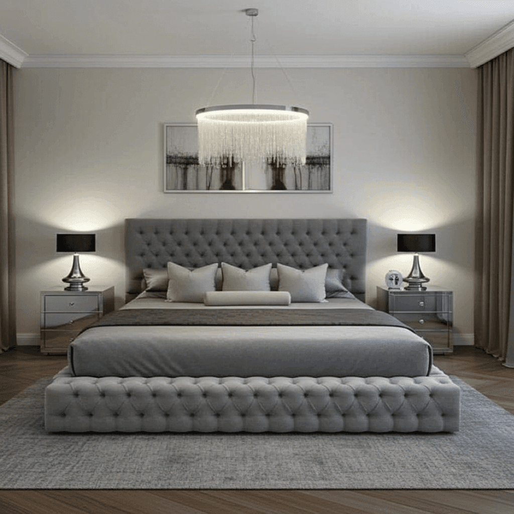 Upfront Ambassador Bed Frame – Luxury Upholstered Bed with Storage Options - UK Beds Direct ltd