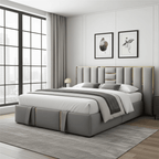 Aurora Luxe Upholstered Bed Frame - UK Beds Direct ltd