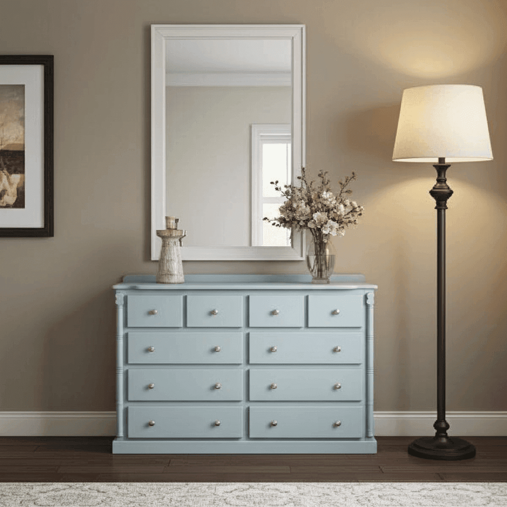 Pine Wooden Wardrobe 6 + 4 Long Chests of Drawers – Stylish & Spacious Drawer Storage - UK Beds Direct ltd