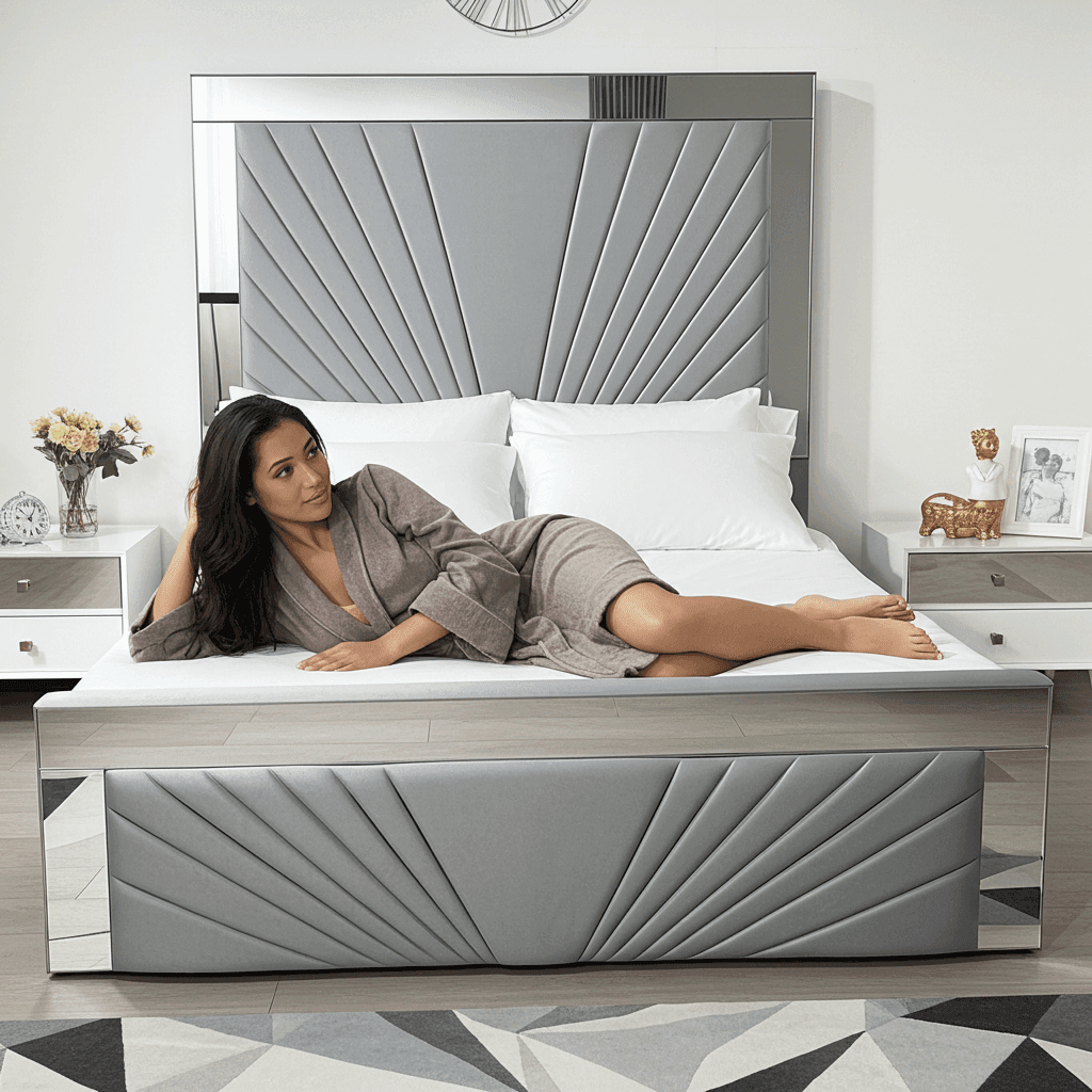 2025 Mirror Bed – A Luxurious Blend of Elegance and Comfort - UK Beds Direct ltd