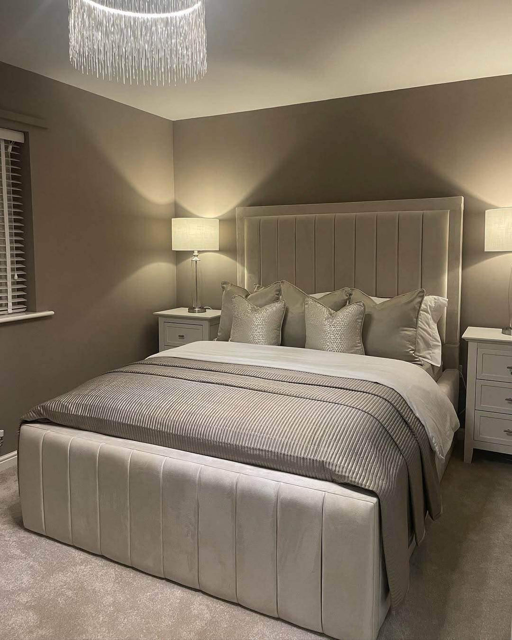 Sahara Aurora 2025 – Luxury Panel Bed Frame - UK Beds Direct ltd