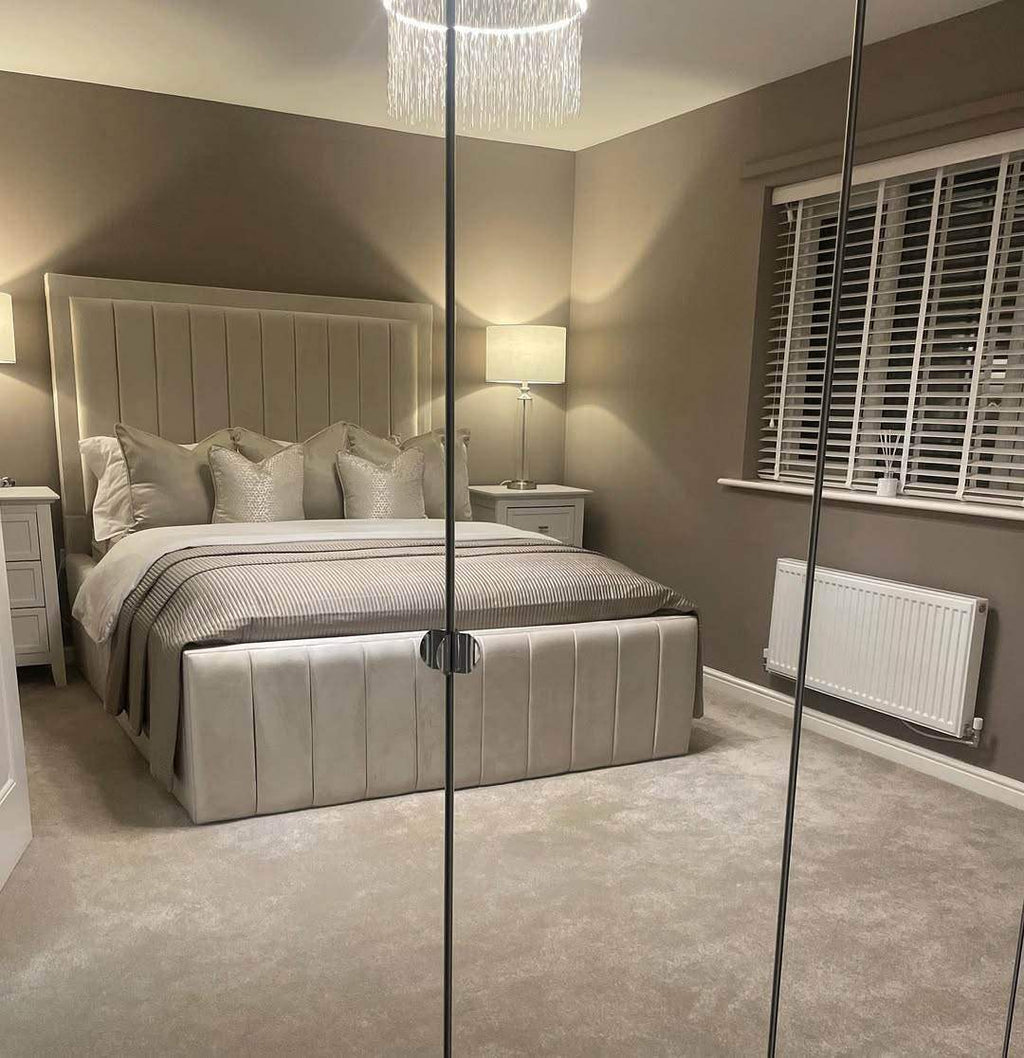 Sahara Aurora 2025 – Luxury Panel Bed Frame - UK Beds Direct ltd