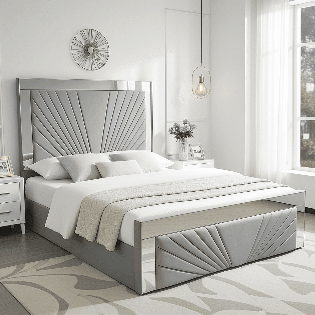 2025 Mirror Bed – A Luxurious Blend of Elegance and Comfort - UK Beds Direct ltd