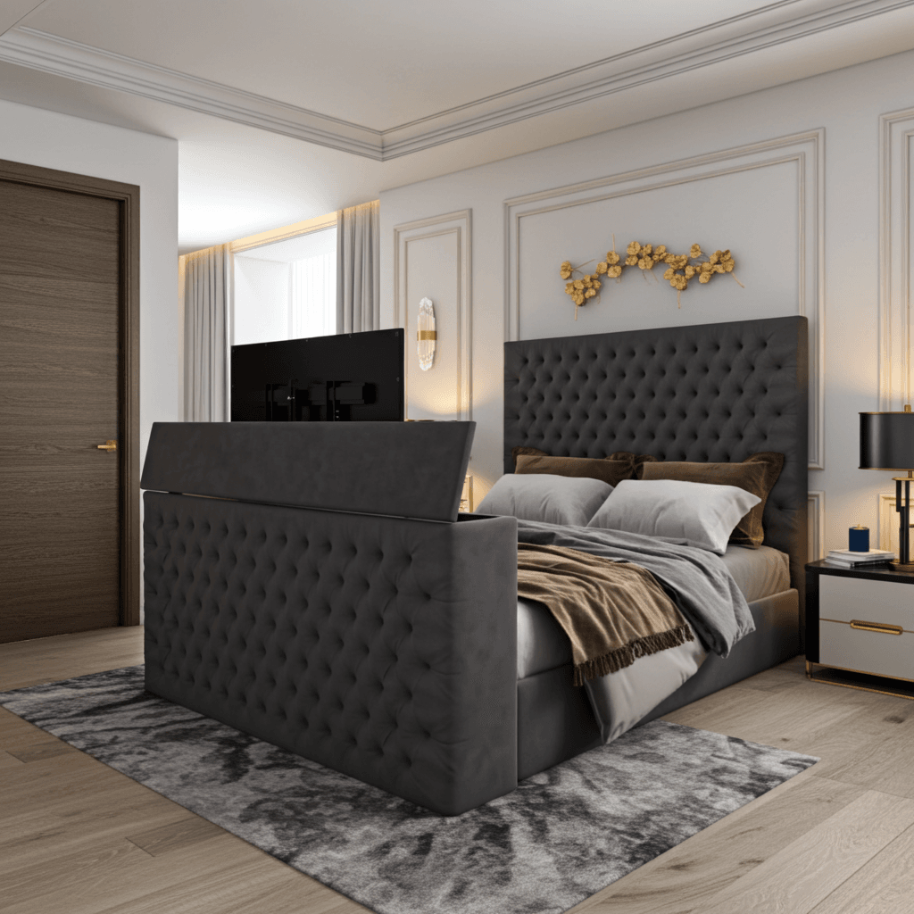 Wilton Chesterfield Tv Bed - UK Beds Direct ltd