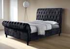 The Sleigh Bed Frame: UK Chesterfield Bed Frames - UK Beds Direct ltd