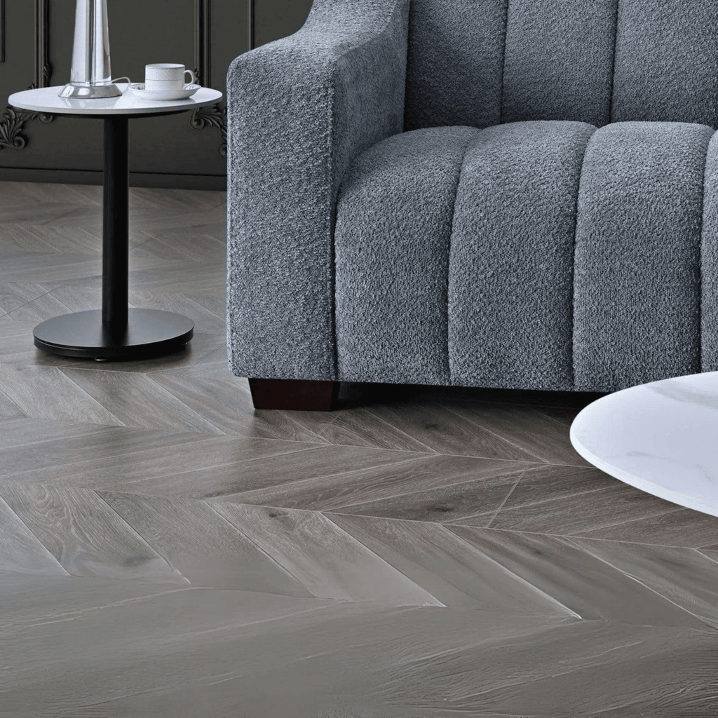 Aluxo Astoria 3 Seater Sofa in Iron Boucle Fabric - UK Beds Direct ltd