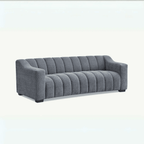 Aluxo Astoria 3 Seater Sofa in Iron Boucle Fabric - UK Beds Direct ltd