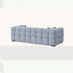 Aluxo Tribeca Sofa in Pearl Bouclé Fabric - UK Beds Direct ltd