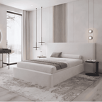 The Sienna Simple Upholstered Bed Frame– 2025 Luxury Beds Collection - UK Beds Direct ltd