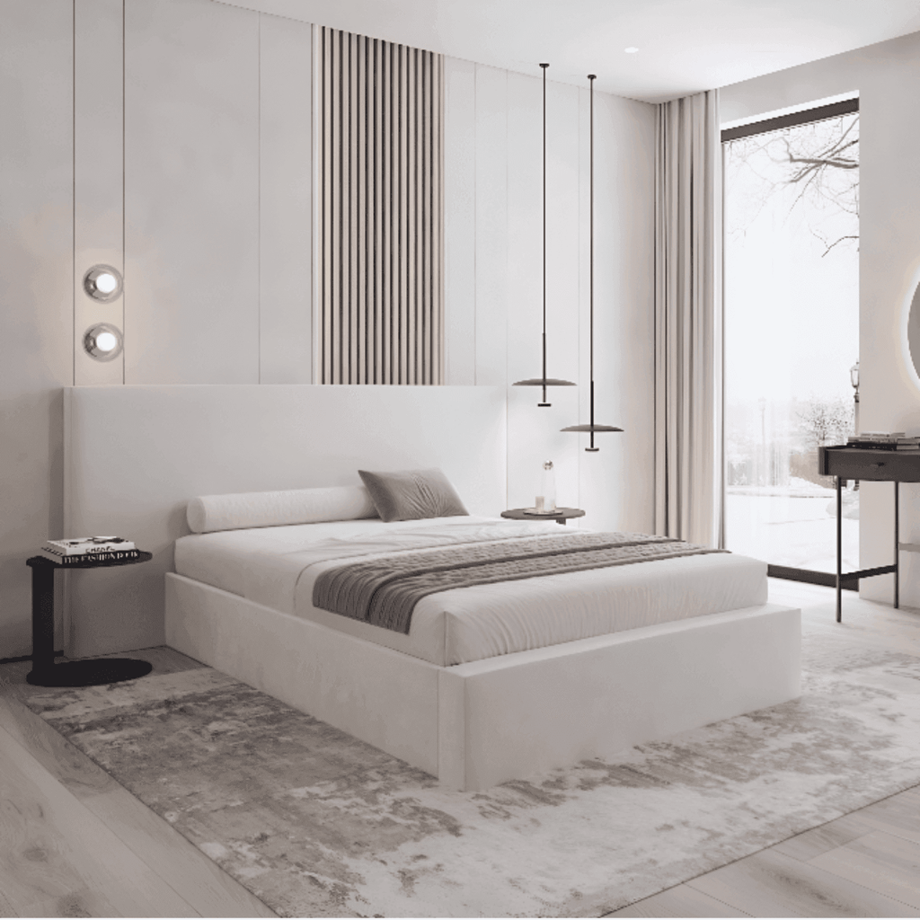 The Sienna Simple Upholstered Bed Frame– 2025 Luxury Beds Collection - UK Beds Direct ltd