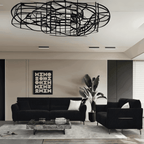 Aluxo Albany Sofa Range in Black Lux Boucle Fabric - UK Beds Direct ltd