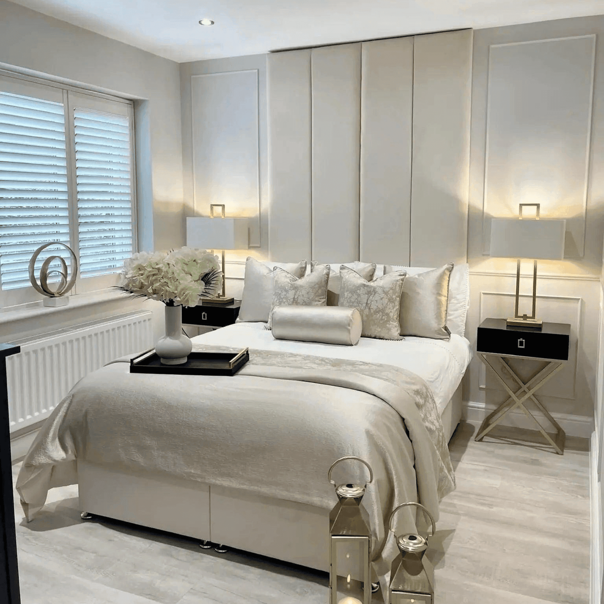 Eagle Bed Frame UK – Classy Wall Panel Upholstered Bed | UK Beds Direct - UK Beds Direct ltd