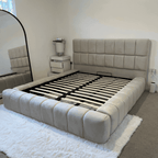 2025 Cube Ambassador Bed Frame – Bespoke Upholstered Bed - UK Beds Direct ltd