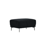 Aluxo Albany Sofa Range in Black Lux Boucle Fabric - UK Beds Direct ltd
