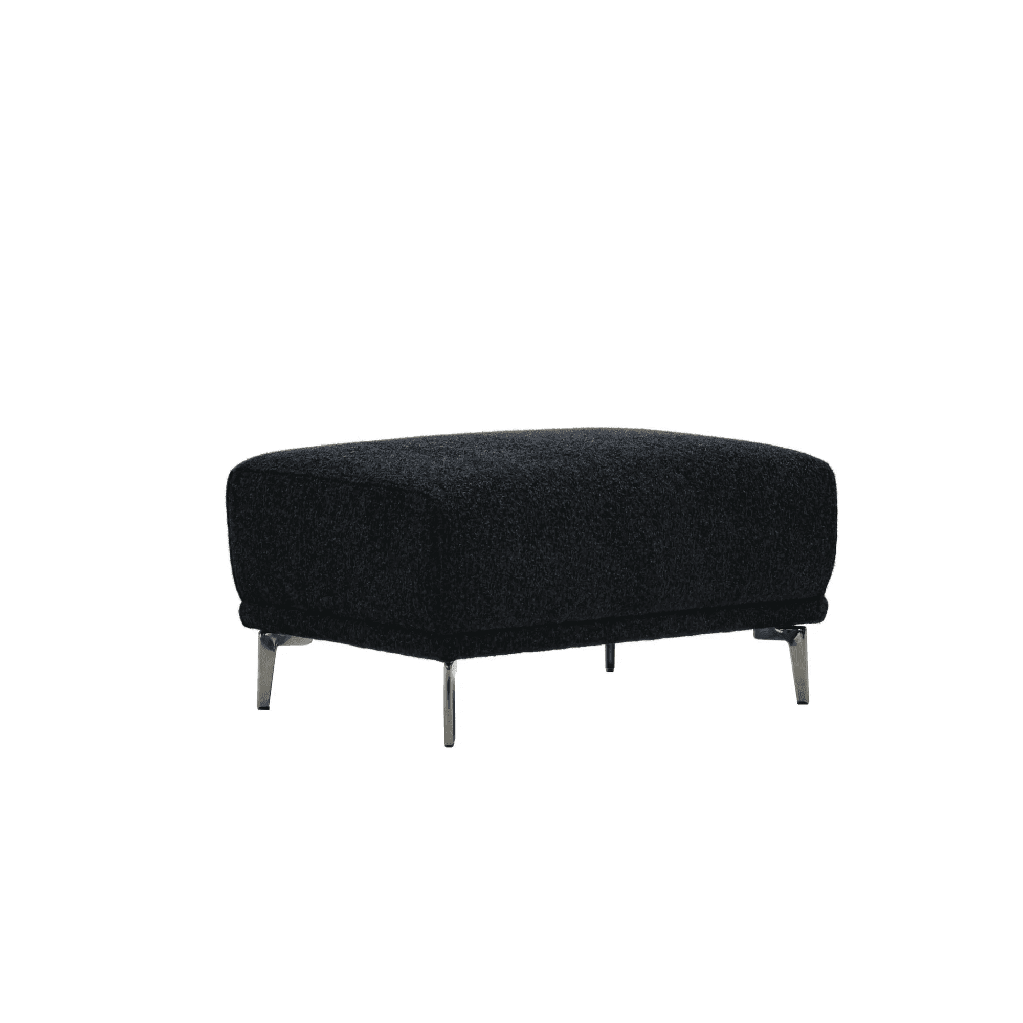 Aluxo Albany Sofa Range in Black Lux Boucle Fabric - UK Beds Direct ltd