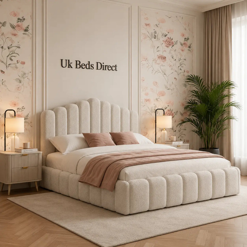 Serena Modern Luxury Upholstered Bed | UK Beds Direct