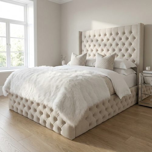 The Bella Wingback Bed 'UK Fully Upholstered' - UK Beds Direct ltd